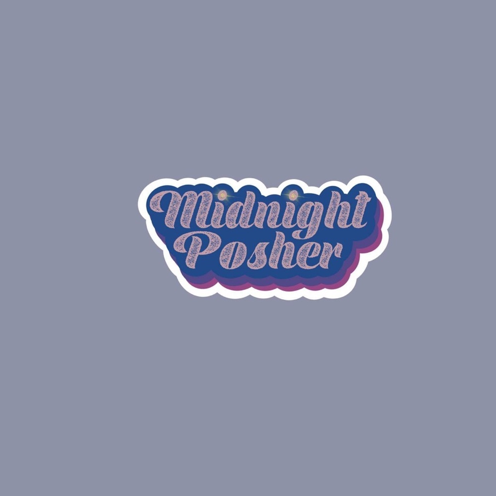 Midnight Posher Sticker 6" (Homemade)